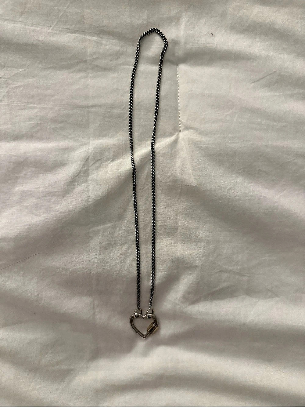 Marla Aaron Pendant Necklace in Silver Like New